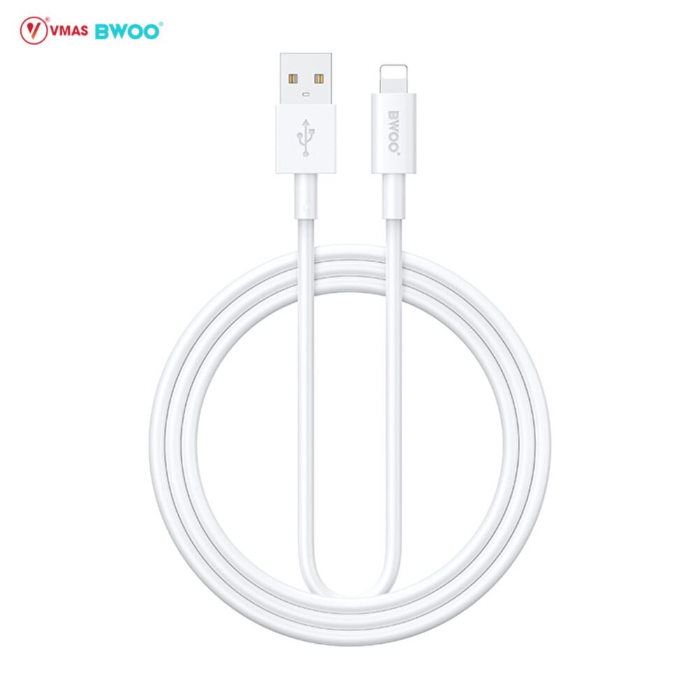 CABLE DE DATOS CARGA RAPIDA USB A LIHTNING 480MB X285L BWOO